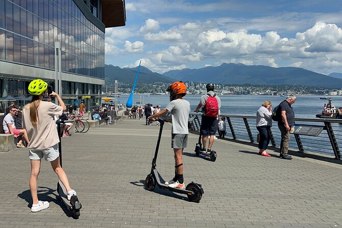 E-scooter & EUC guided tour to the secret spots in Vancouver - Chinatown to Gastown: classic blocks on scooter speed