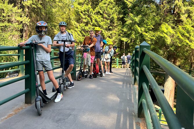 E-scooter & EUC guided tour to the secret spots in Vancouver - Granville Island: the lunch break with real choice
