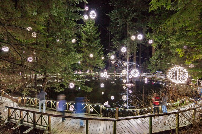 Explore Vancouver City & Capilano Suspension Bridge Canyon Lights - Included ticket time: what your admission really buys