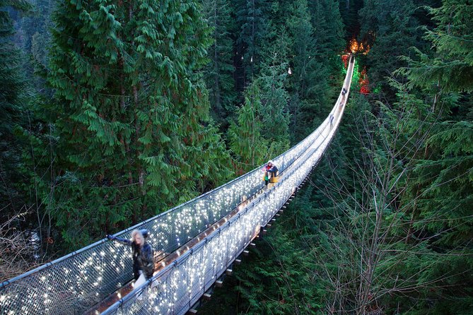 Explore Vancouver City & Capilano Suspension Bridge Canyon Lights - Noon departure: where the day starts and why it helps