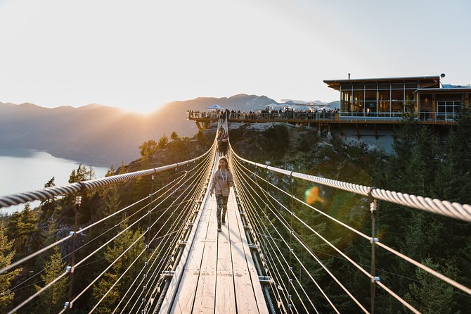 From Vancouver: Whistler & Sea to Sky Gondola with Shannon Falls - Sea to Sky Gondola at Habrich Ridge: the big-ticket moment