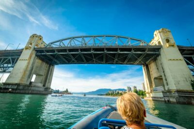 Vancouver: City and Seal Boat Tour - Granville Island departure: getting suited up and ready