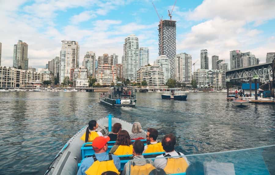 Vancouver: City and Seal Boat Tour - Stanley Park from the water: the city’s best angles