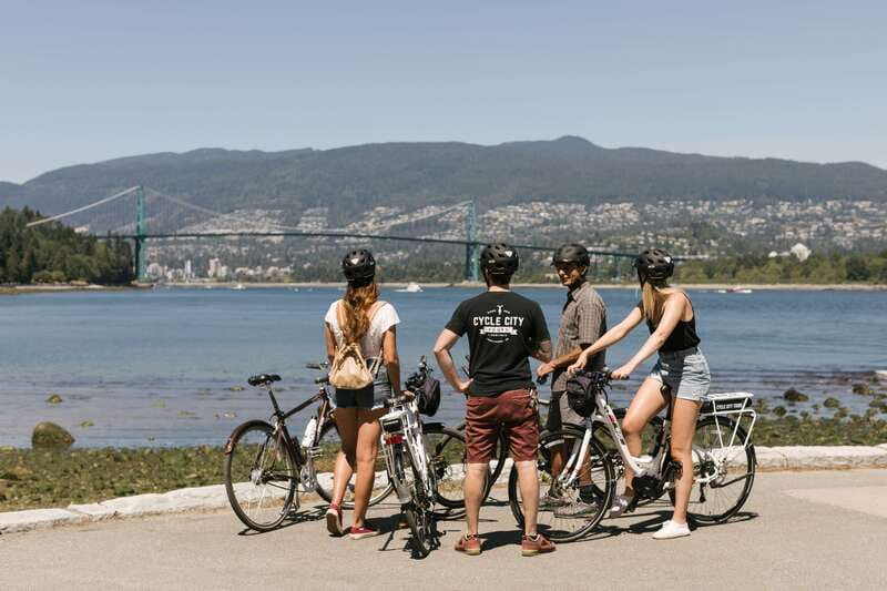 Vancouver: Guided Bike Tour - Getting Going at 648 Hornby Street: Bikes, Helmets, and Safety Briefing