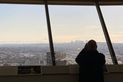 Vancouver Lookout Admission Ticket - The Glass Elevator Ride Up (Fast, Panoramic, Sometimes Daunting)