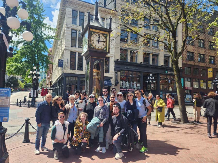 Vancouver: Private Walking Tour of City Highlights | 3-Hour - The Water-Front Stretch: Harbor Views, Olympic Torch, and Jack Poole Plaza