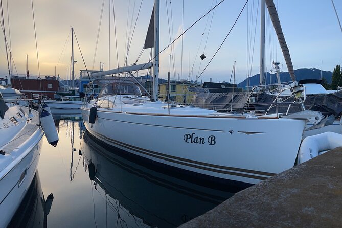 Vancouver Sailing Experience on a 50 foot Sailboat - English Bay time: snacks, drinks, and the easy social rhythm